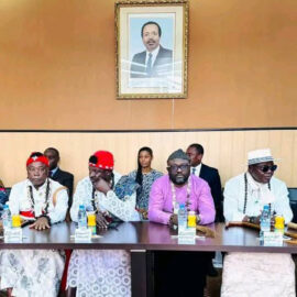 Cross-section of traditional rulers from Anglophone Cameroon