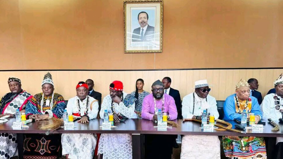 Cross-section of traditional rulers from Anglophone Cameroon